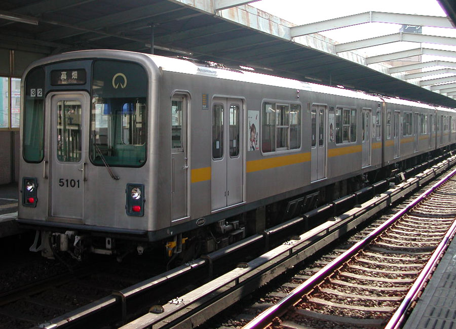 東山線5000形 側面方向幕 名古屋市営地下鉄 東山線5000形 側面方向