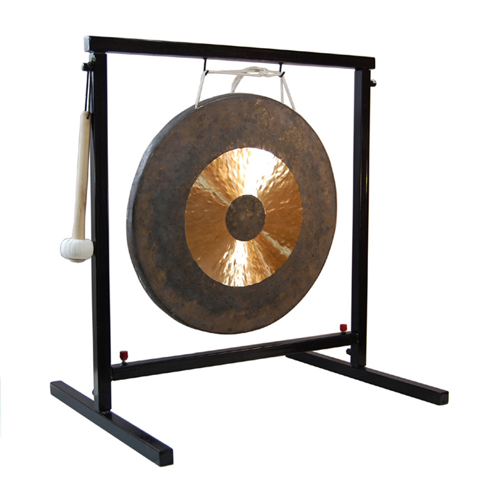 金属製打楽器 中国 チベット ゴング ドラ 銅鑼 アンティーク gong22-10