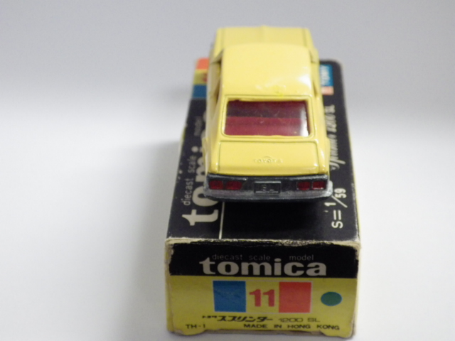香港トミカ トヨタ スプリンター1200 SL イエロー 香港製 香港トミカ