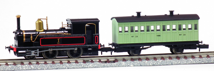 マイクロエース A0273 A0274 1号機関車 保存車と客車3両 希少未