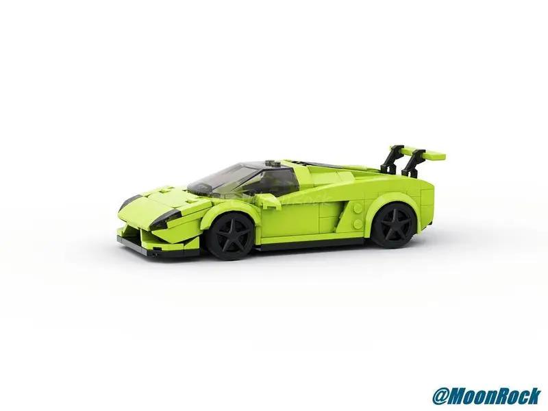 MOC-71778 Lamborghini Gallardo LP560– MOC Brick Store