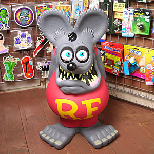 RFキャラクター フィギュア貯金箱 Rat Fink フィギュア ラットフィンク