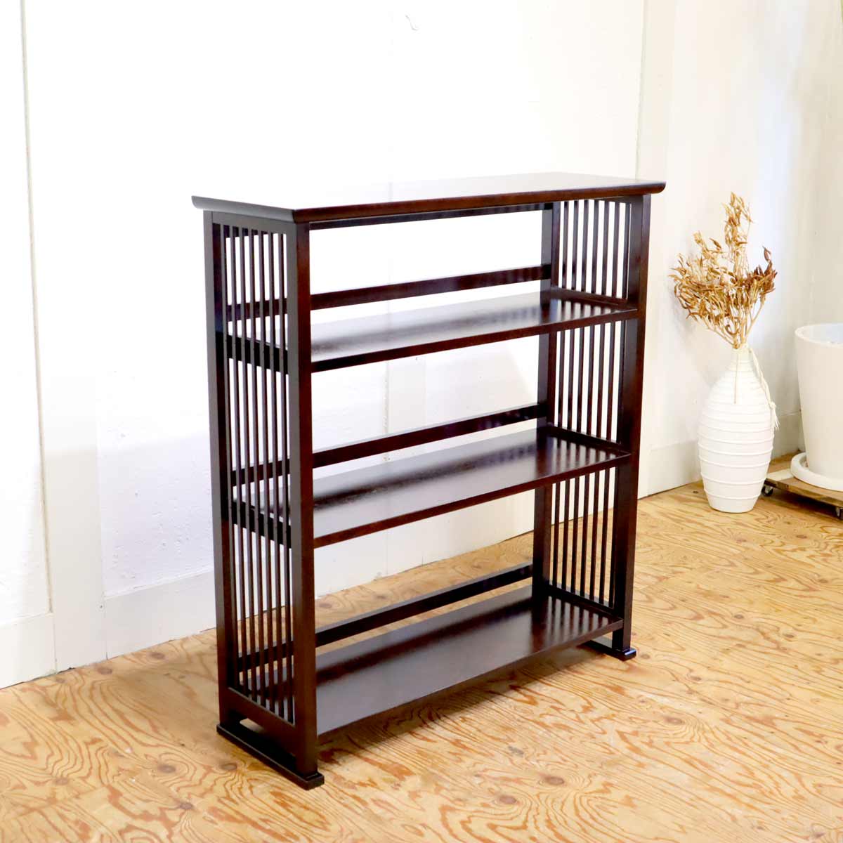 北海道民芸家具 樺 カバ材 無垢 本棚 書棚 キャビネット 書斎 ブック