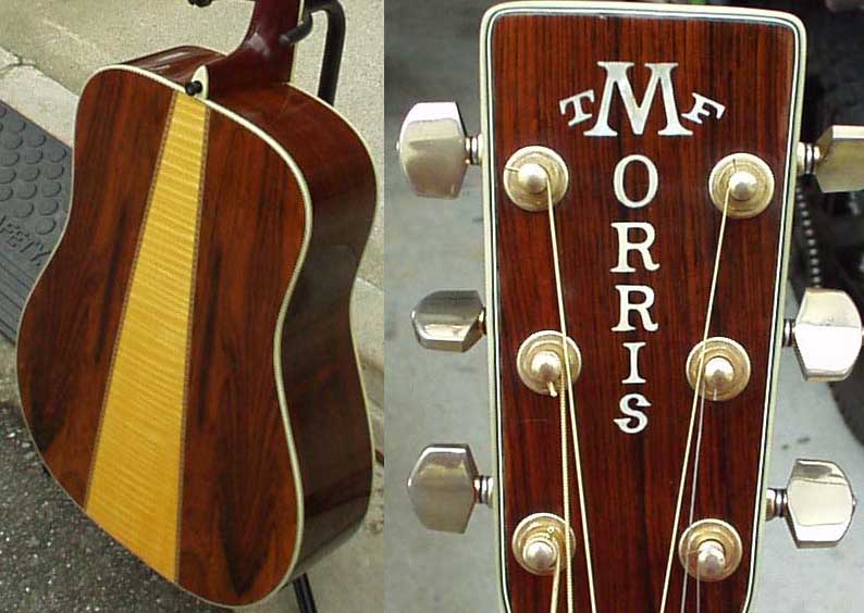 美品 整備品 MORRIS TF-801 アコースティックギター ハードケース付 美