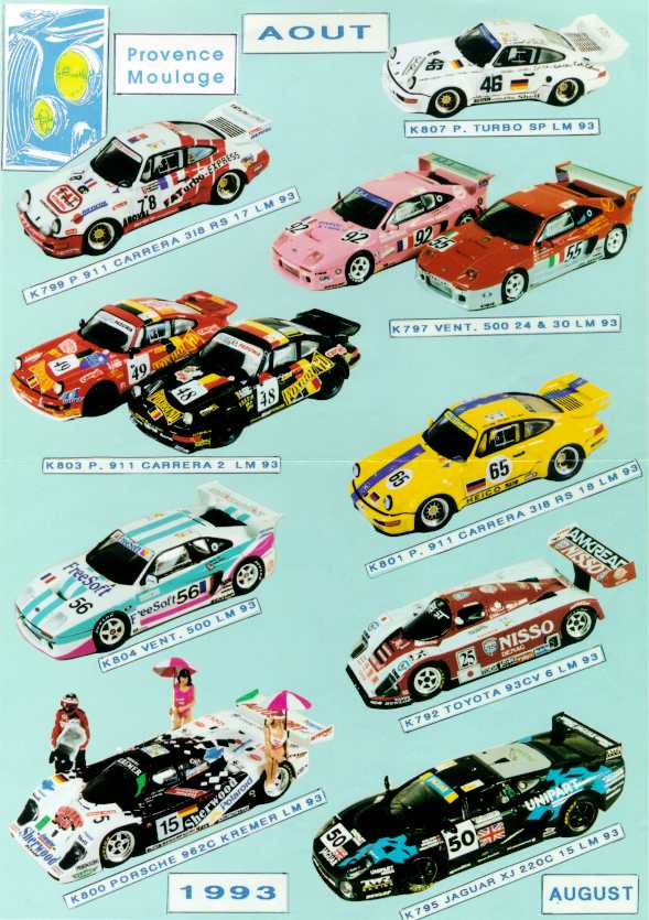 ◎値下げ◎1⁄43キット プロバンスムラージュ ポルシェ 911 GT1 ルマン