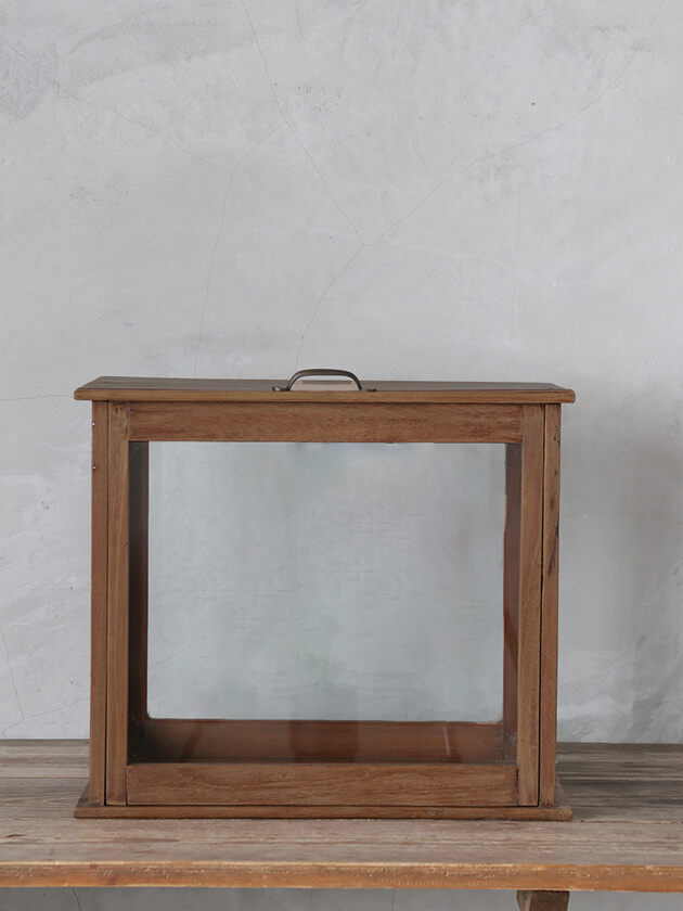 ヴィンテージガラスショーケース