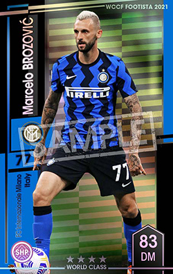 直筆サイン入り写真 マルセロ・ブロゾヴィッチ FCインテル・ミラノ SA