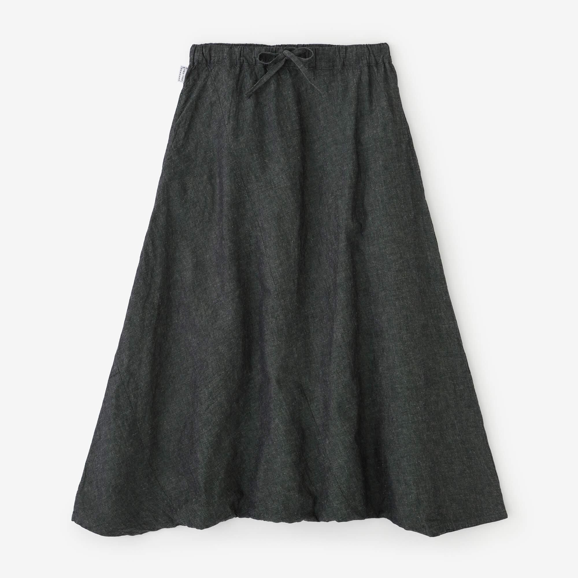 伊勢木綿 20/20 麻混 富士（ふじ） 2.0／消炭色（けしずみいろ）