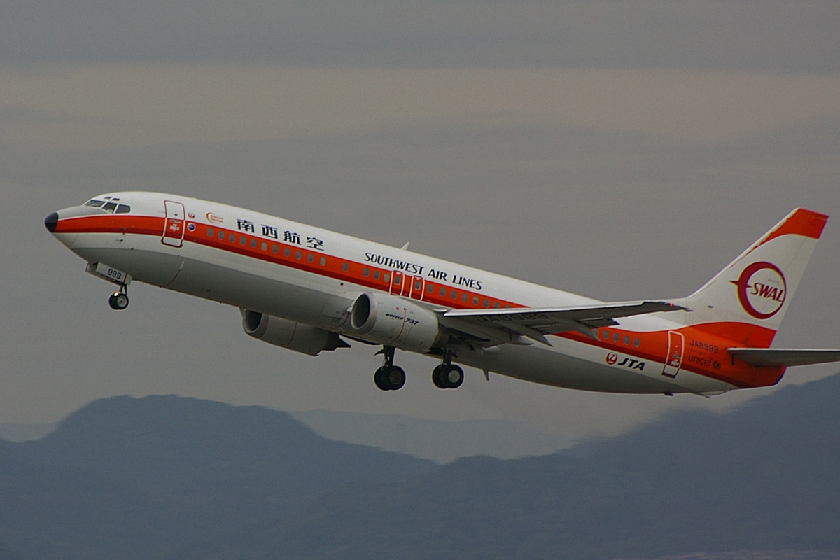 JTA 南西航空 737-400 1/130 JTA 沖縄 JTA Boeing 737-400 1:130 南西