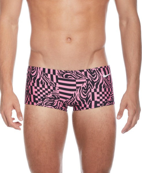 Nike Men's Hydrastrong Multi-Print Square Leg Swimsuit