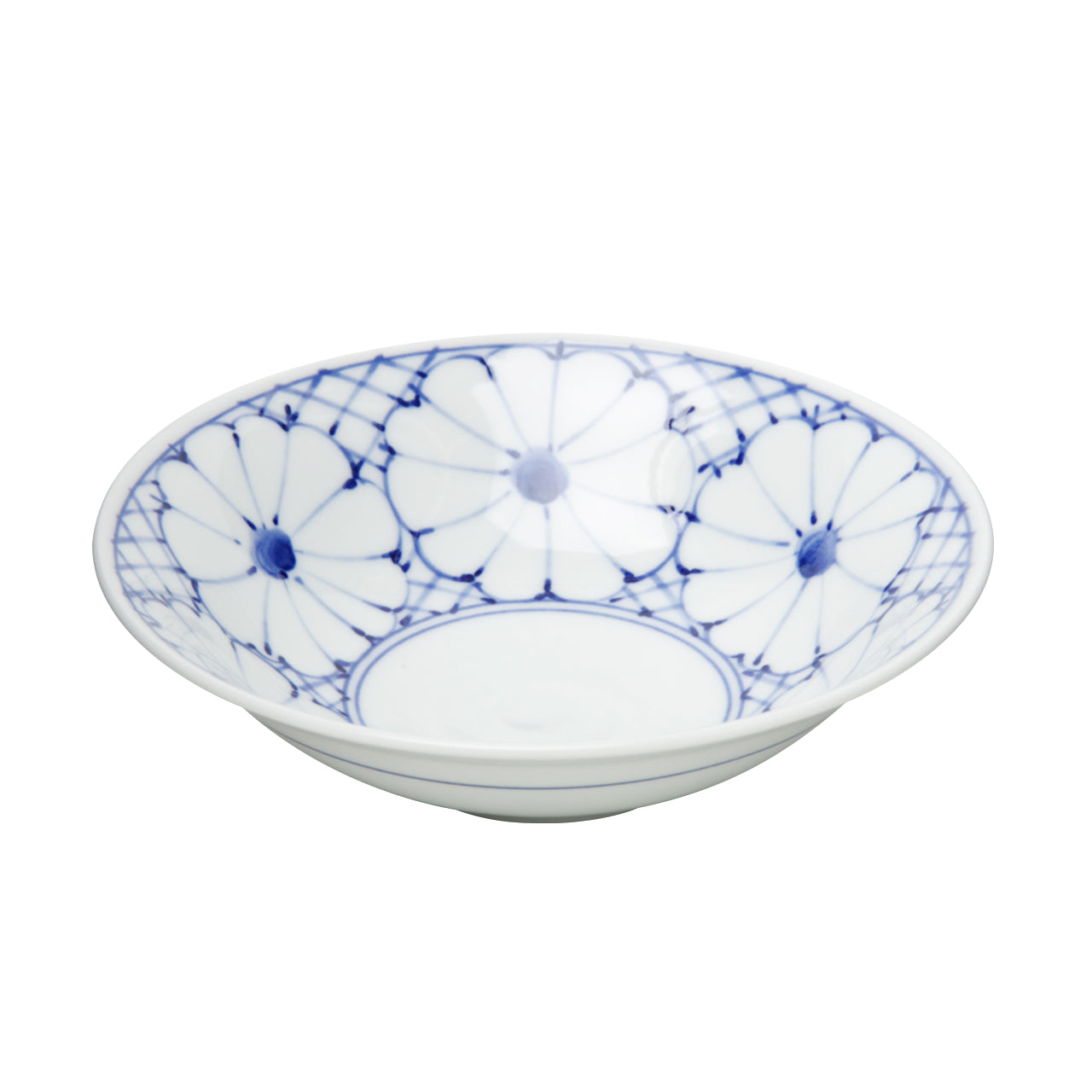 和食器 茶懐石 染付 花蝶文 手塩皿 六客 在銘 時代箱 V 9355 和食器 茶