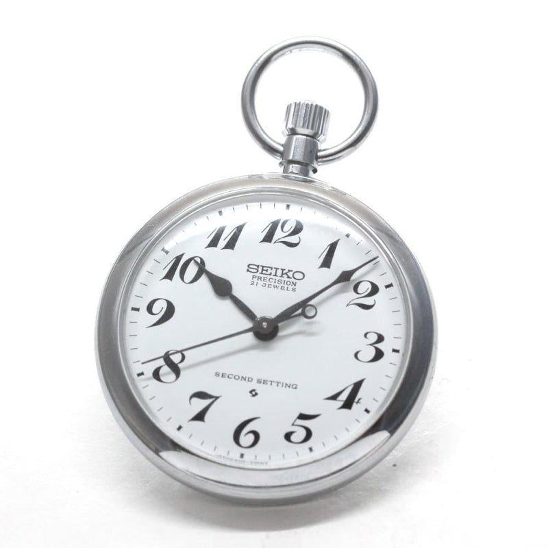 昭和の機械式セイコー鉄道時計/21石/19seiko-1264 – 正美堂時計店