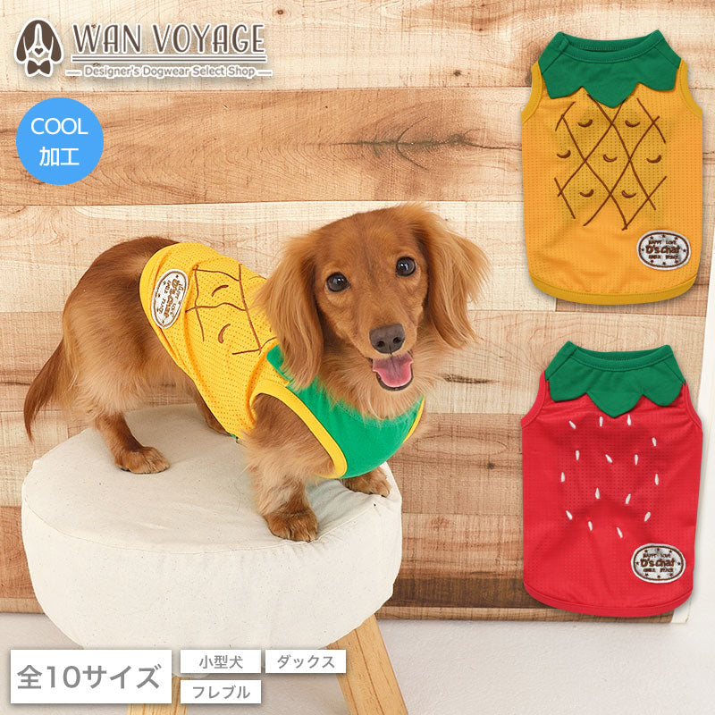 犬服 SS わんこの普段着 フルーツカシェモア ベージュ 犬服 SS わんこ