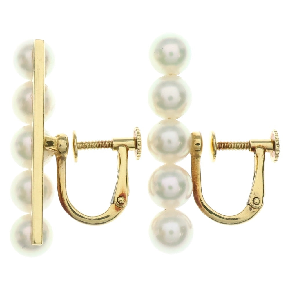 TASAKI(タサキ) バランス プラス パール付イヤリング K18YG イエロー