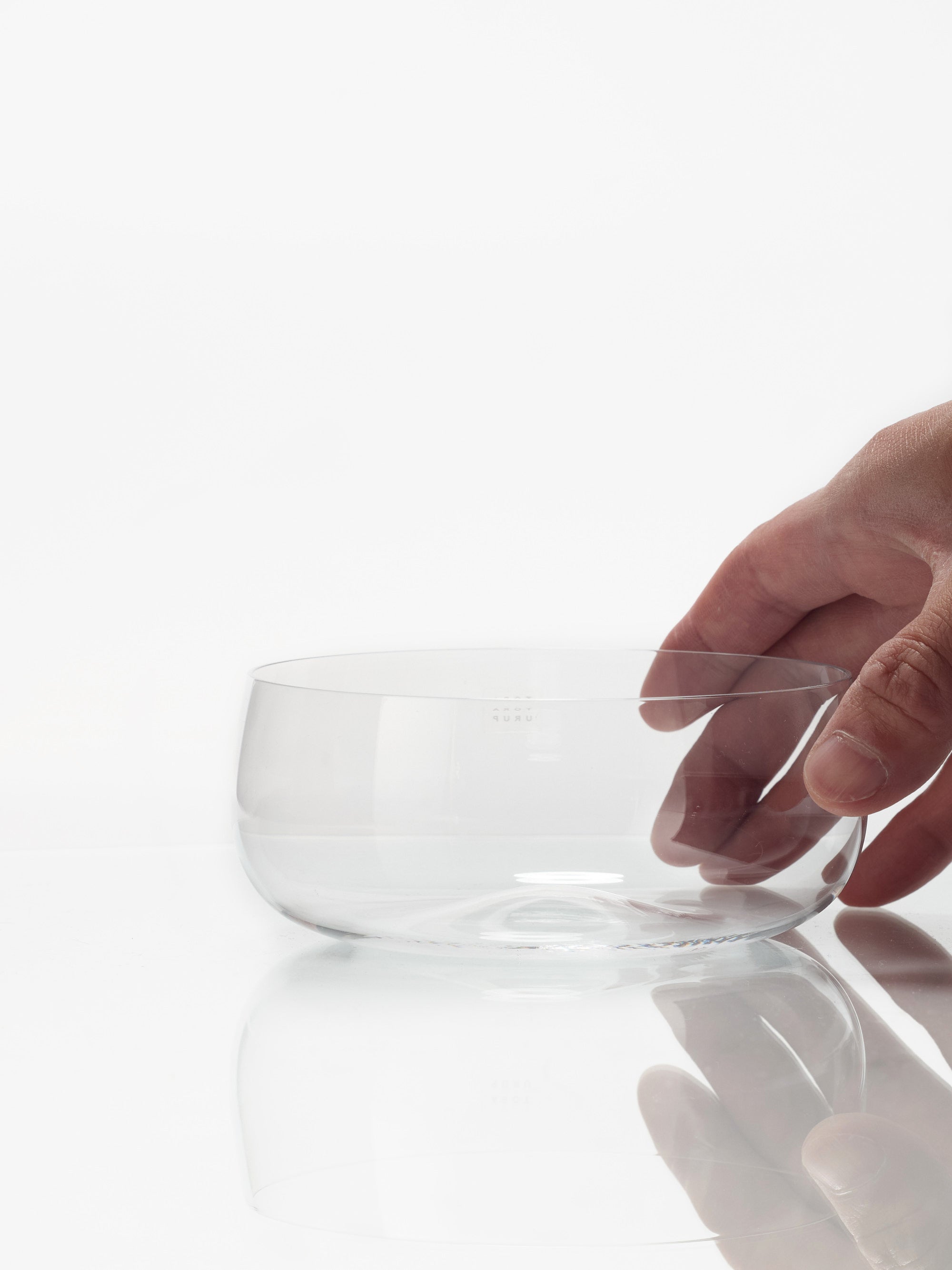 骨董 時代ガラス グラヴィール技法 薄張りガラス 碗型 ボウル ウラン