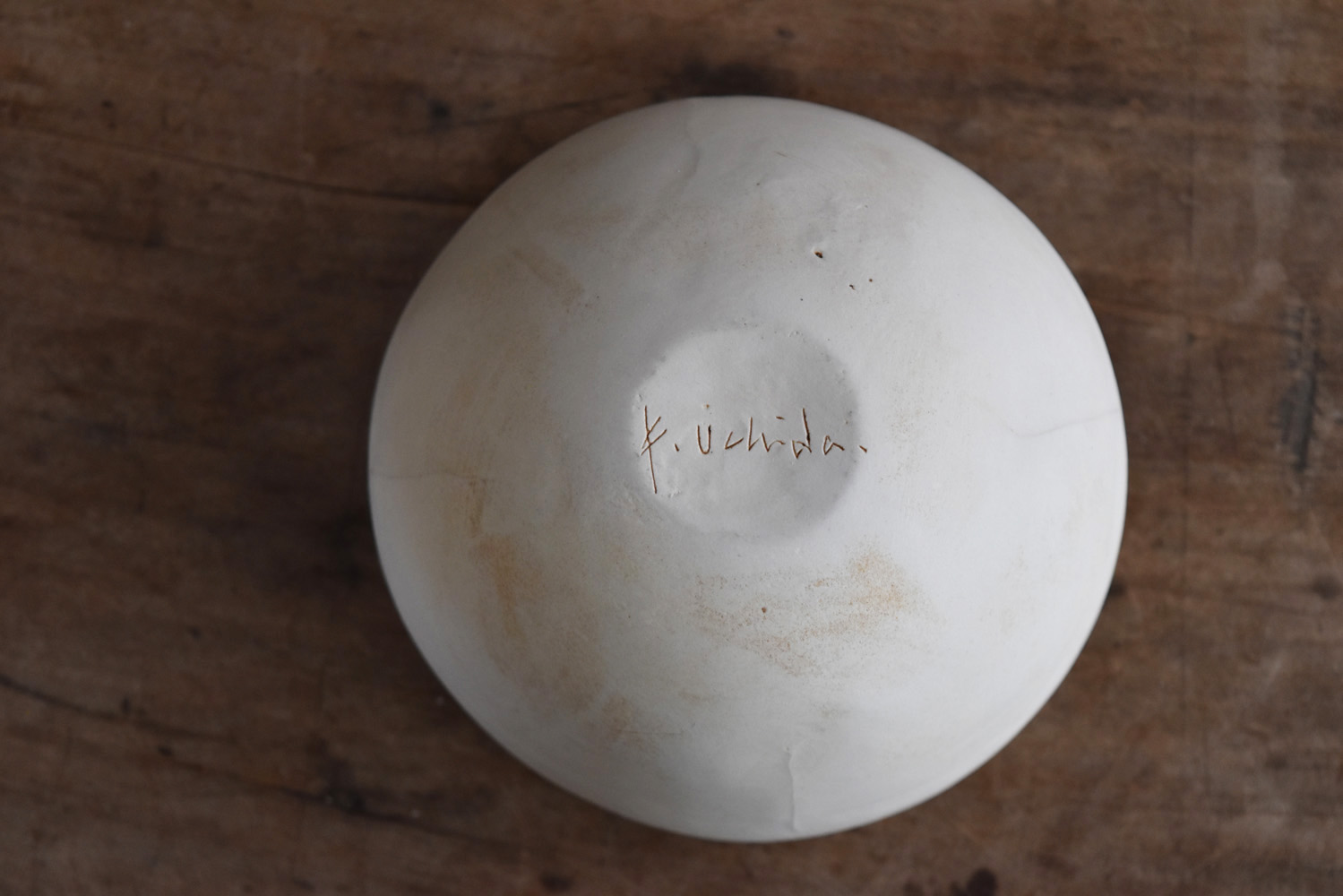 gallery yaichi | permanent artist | 内田鋼一 | White Bowl