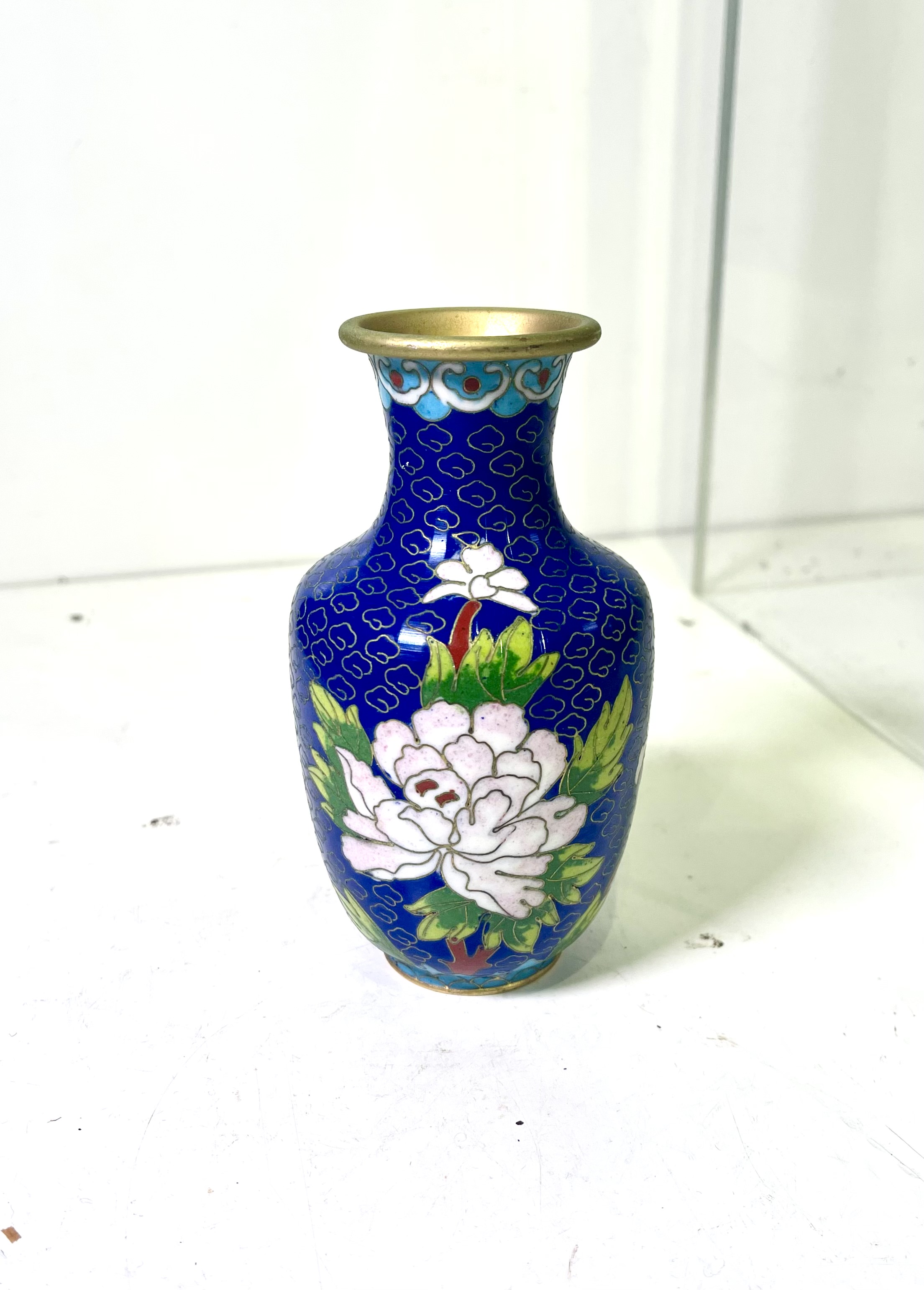 極上珍品 銅胎景泰藍 七寶燒 琺瑯彩 碗 貢碗 文房置物