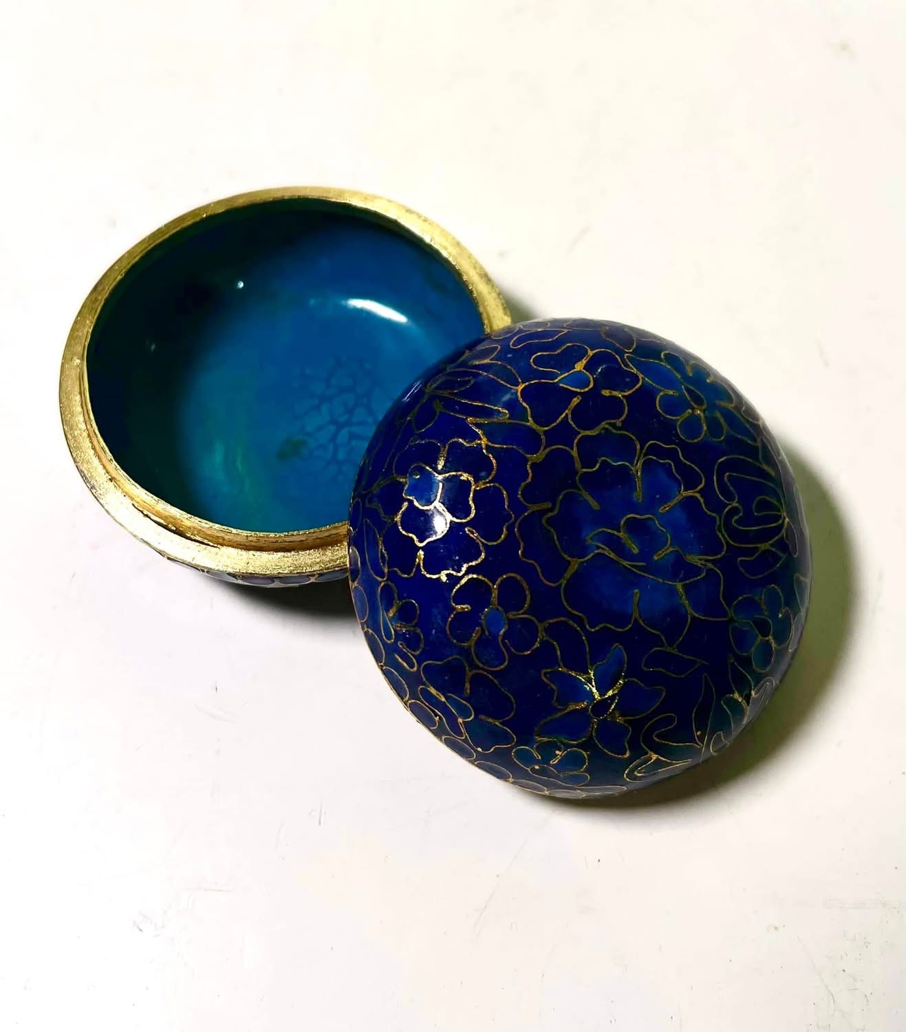 極上珍品 銅胎景泰藍 七寶燒 琺瑯彩 碗 貢碗 文房置物