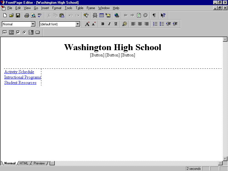 Creating a Web Site with FrontPage 98