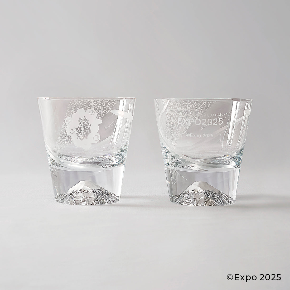 EXPO2025 江戸切子 富士山ロックグラス ペア｜限定100点 – 47 TREASURE
