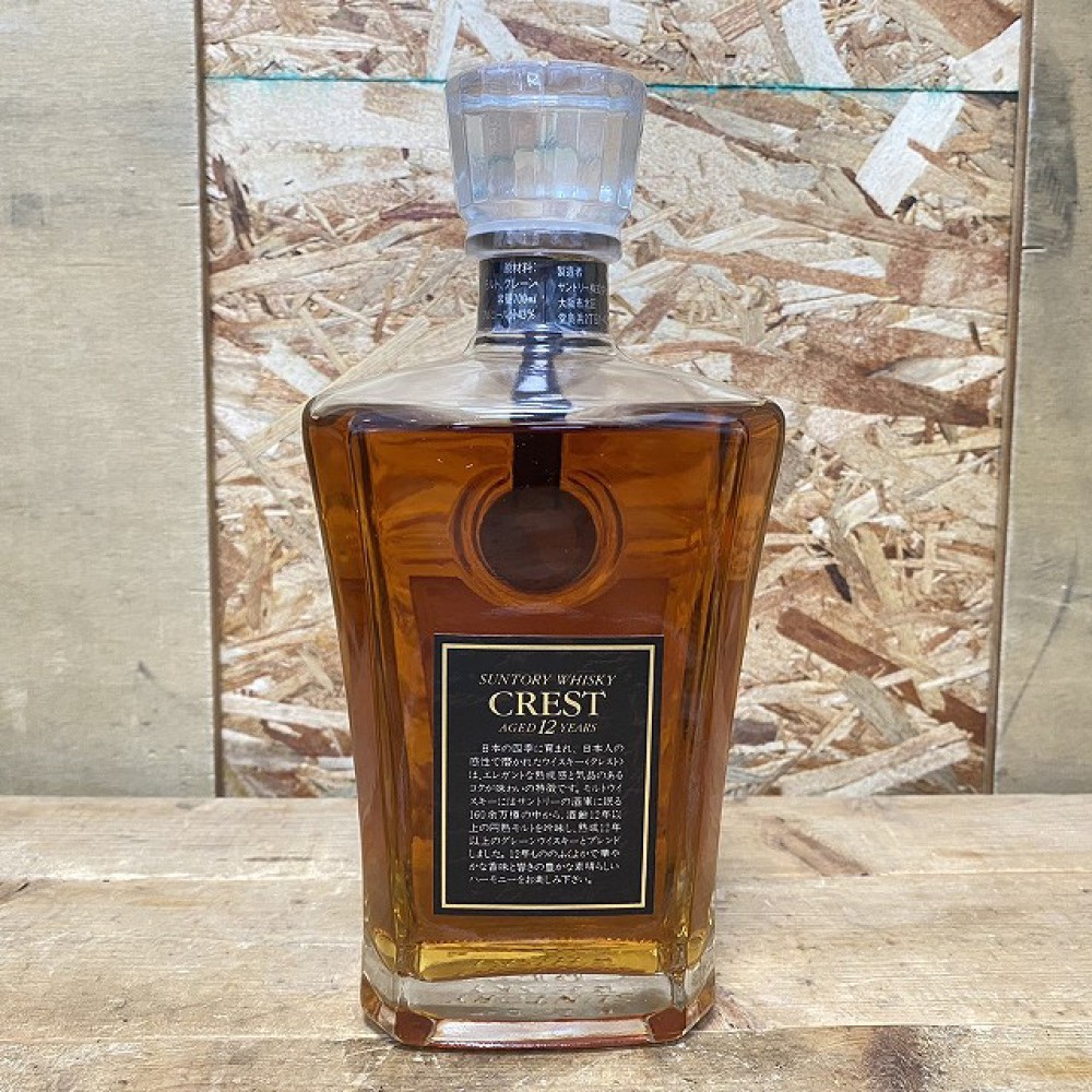 サントリー クレスト 12年 600ml 秋の花 限定ボトル 未開栓 ウイスキー
