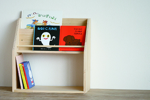 現物1点 ハンドメイド 絵本棚 本棚 知育 現物1点 ハンドメイド 絵本棚