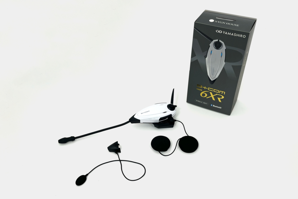 ビーコムB+COM SB5X ホワイトBluetoothヘッドセット バイク用