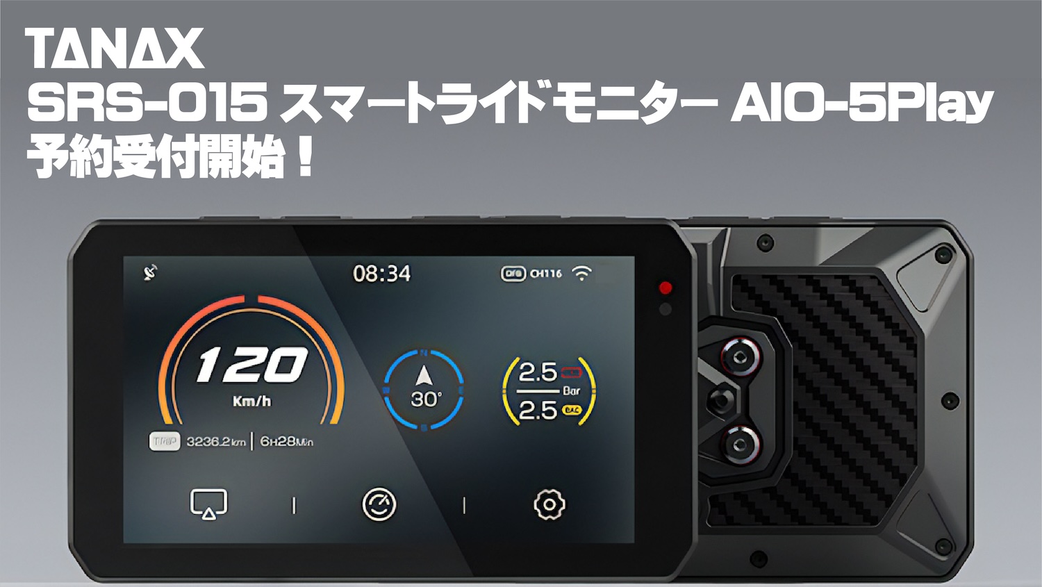 スマートライドモニター AIO-5 Play」予約受付中!! | 2りんかんNEWS