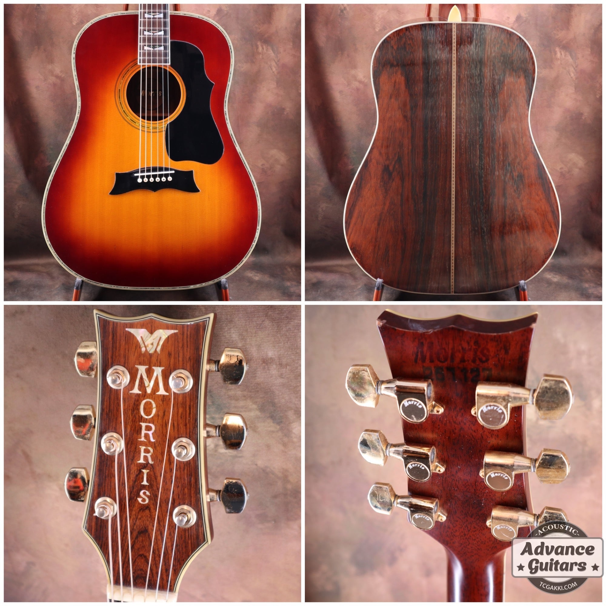 Morris MR601 エレクトリック・アコースティックギター モーリスギター
