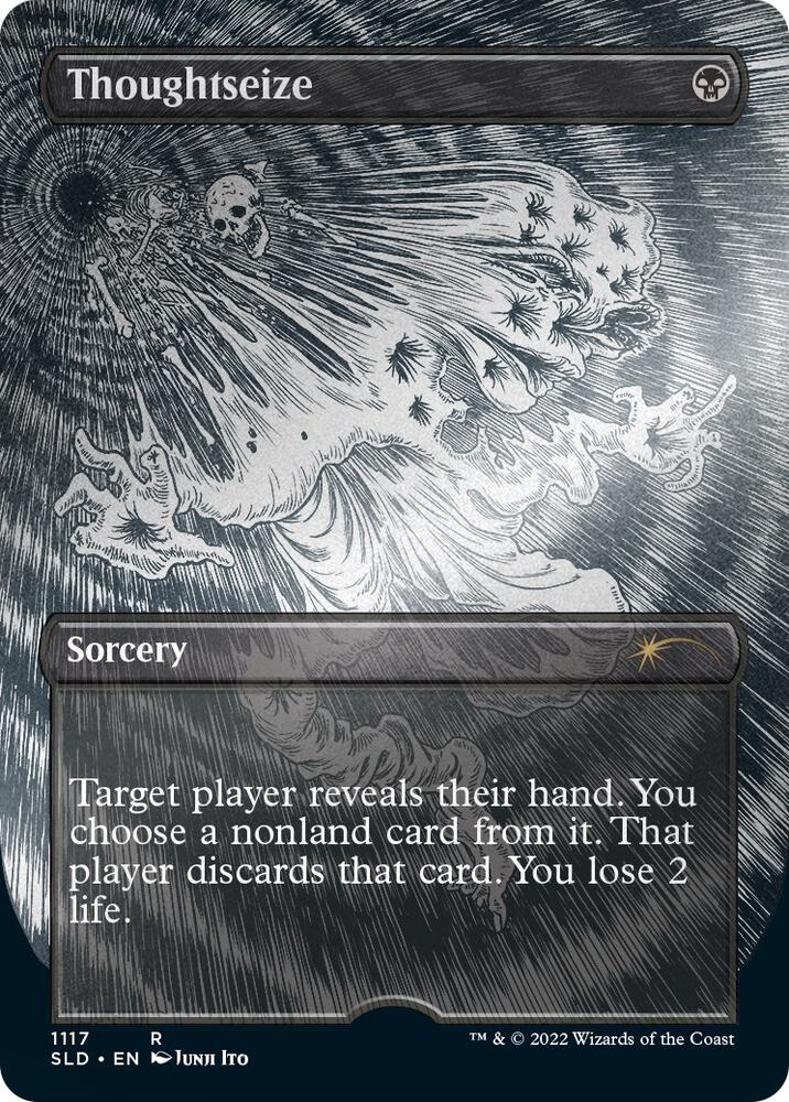 MTG【FOIL ETCHED】思考囲い/Thoughtseiz 4枚 MTG【FOIL ETCHED】思考