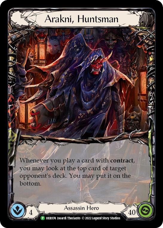 Arakni, Huntsman - HER074 - Flesh and Blood: Promo Cards - Flesh