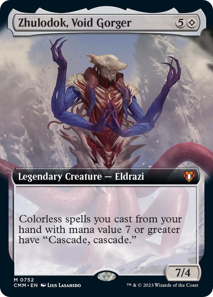 Zhulodok, Void Gorger (Extended Art) - Commander Masters - Magic