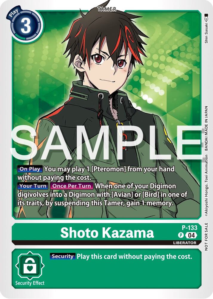 Shoto Kazama - Digimon Promotion Cards - Digimon Card Game