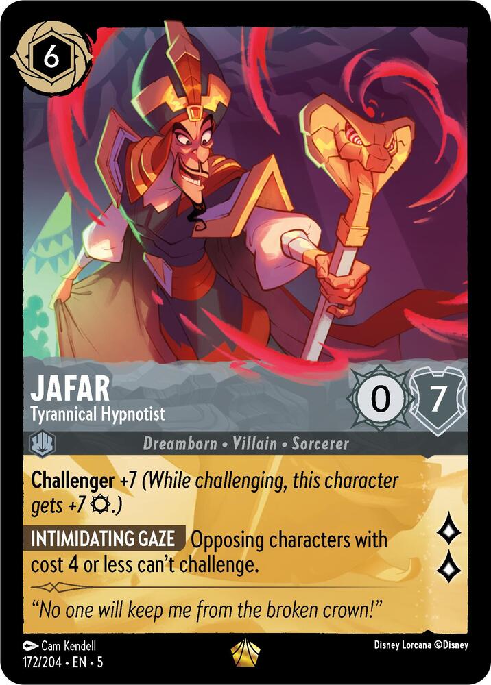 Jafar - Tyrannical Hypnotist - Shimmering Skies - Disney Lorcana