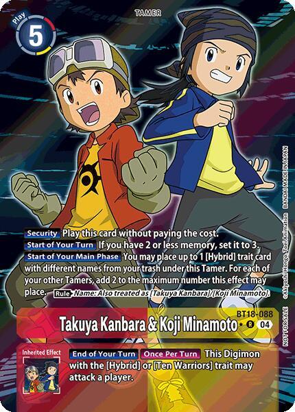 Takuya Kanbara & Koji Minamoto (Release Special Booster 2.0: Box