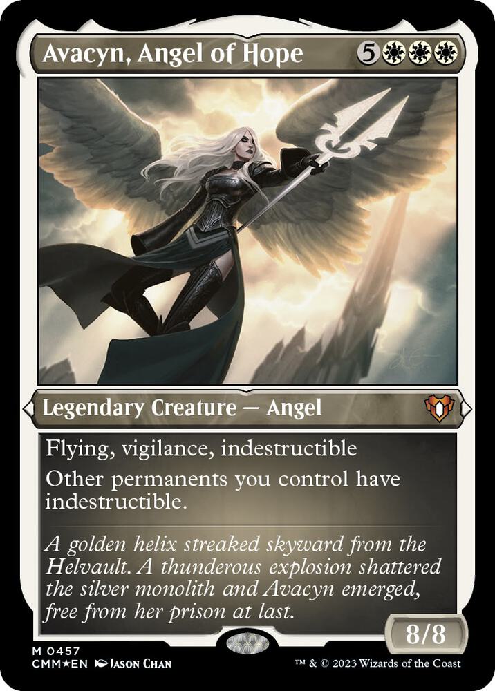 Avacyn, Angel of Hope (Foil Etched) - Commander Masters - Magic