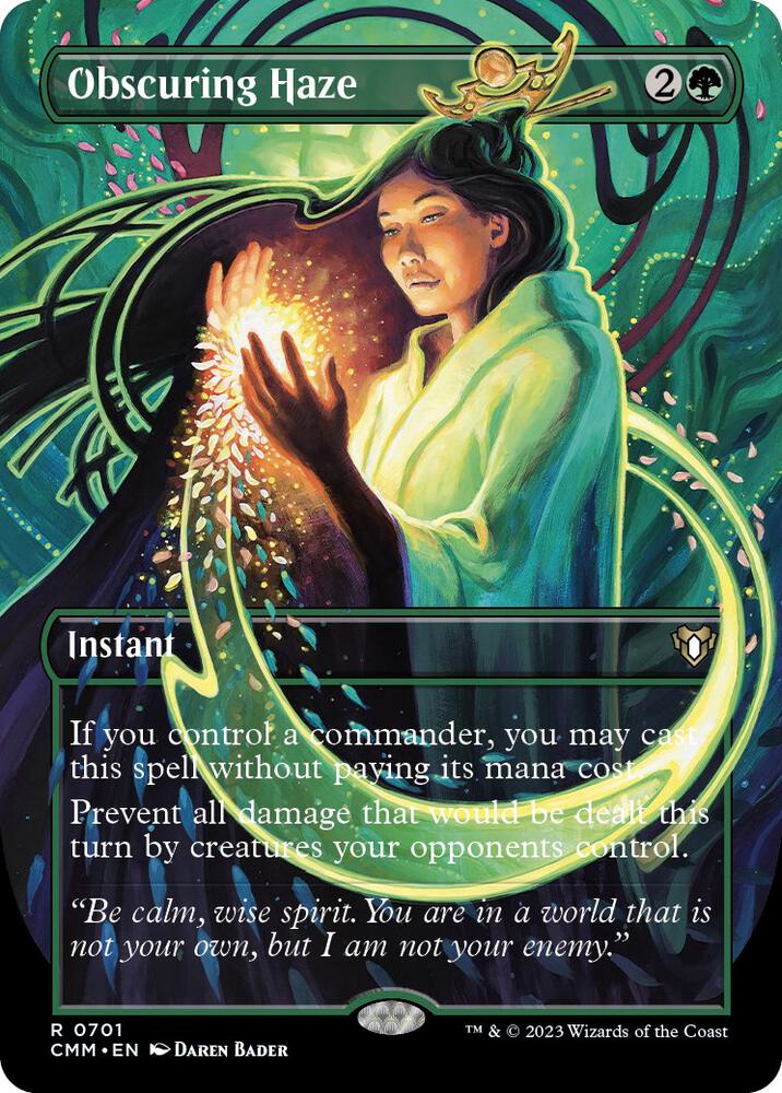 Obscuring Haze (Borderless) - Commander Masters - Magic: The