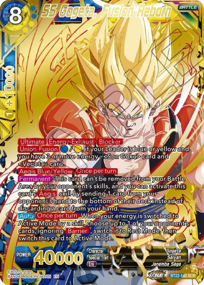 SS Gogeta, Fusion Reborn - Critical Blow - Dragon Ball Super