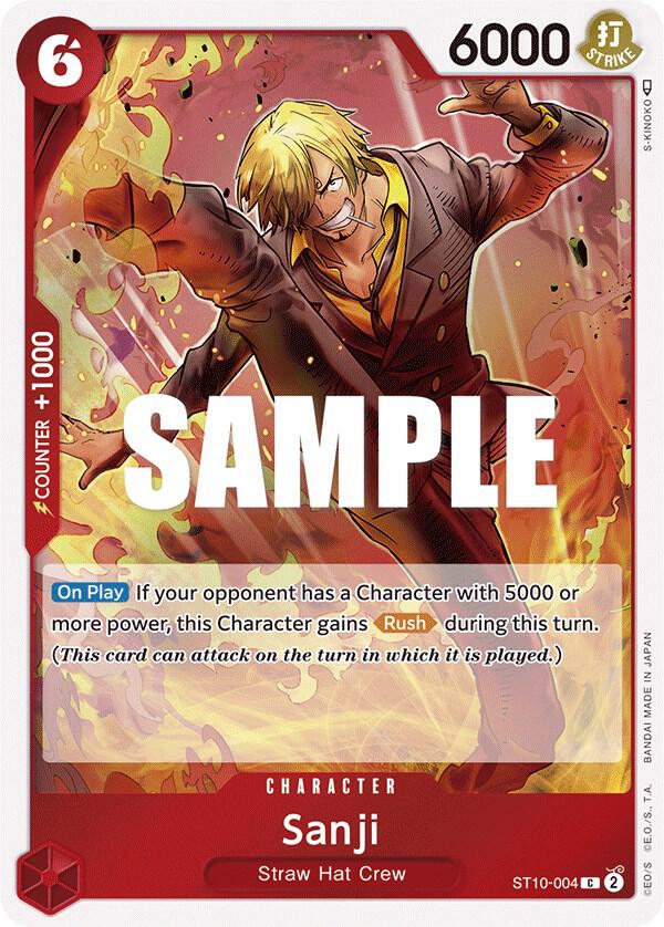 Sanji - Ultra Deck: The Three Captains - One Piece Card Game