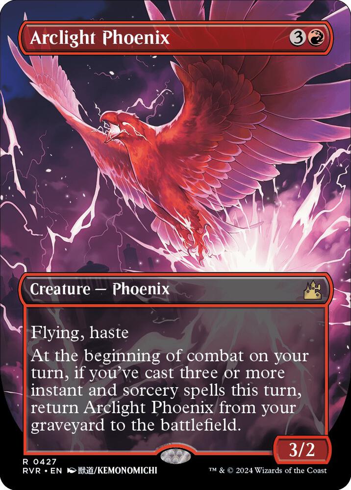 Arclight Phoenix (Anime Borderless) - Ravnica Remastered - Magic