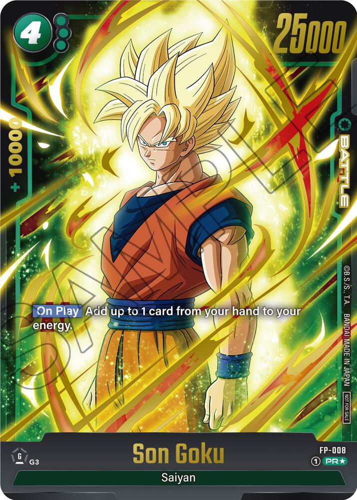 Son Goku - FP-008 (Gold) - Fusion World Promotion Cards and Packs