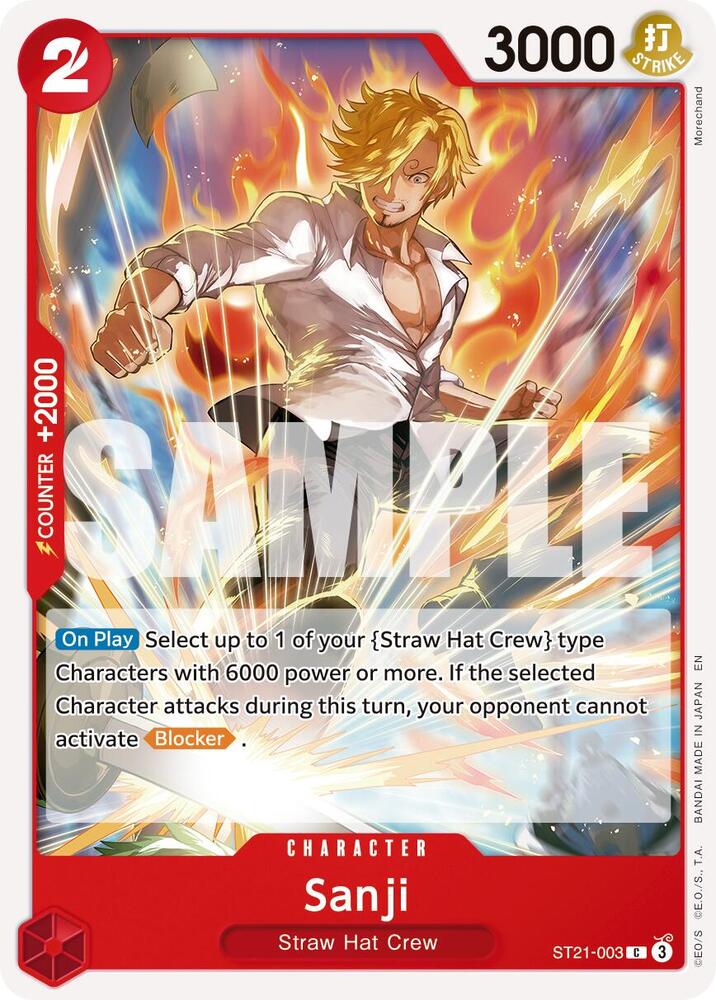 Sanji - ST21-003 (Reprint) - Premium Booster -The Best- Vol. 2