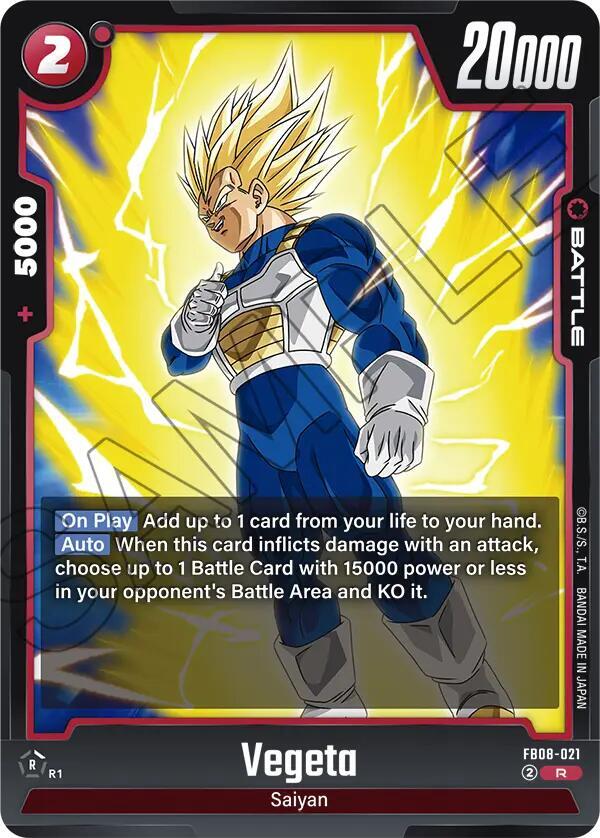 2024 DBS VEGETA トッププライズカード 2024 DBS VEGETA トップ