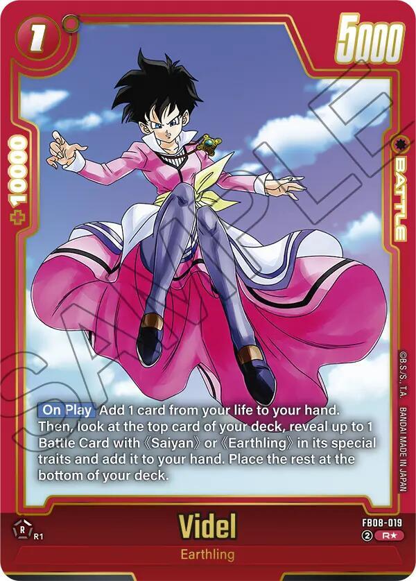 Videl - FB08-019 (Alternate Art) - Saiyan's Pride - Dragon Ball