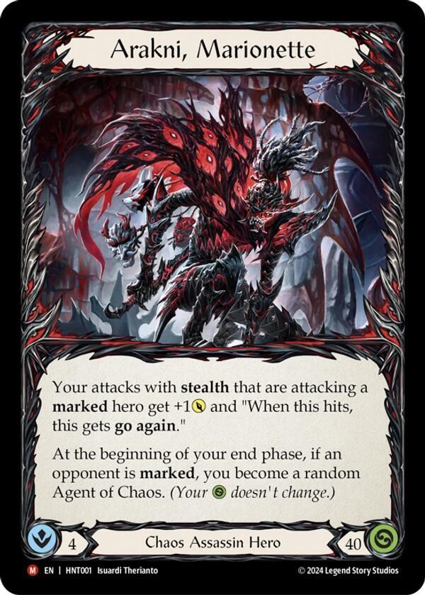 Arakni, Marionette - The Hunted - Flesh and Blood TCG - TCGplayer.com