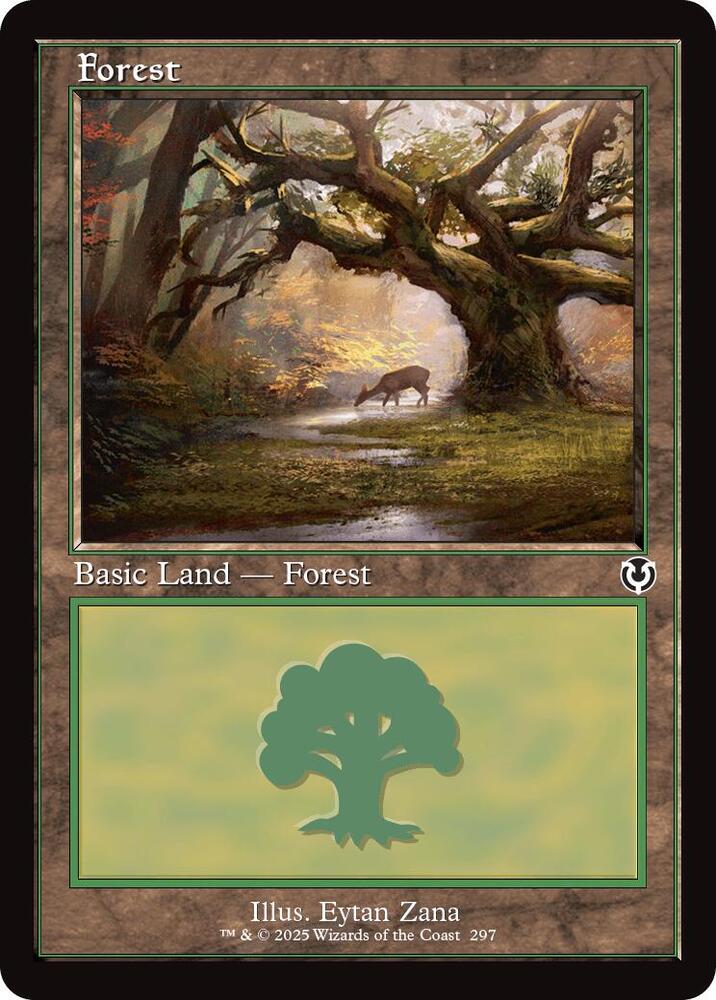 Forest (297) (Retro Frame) - Innistrad Remastered - Magic: The