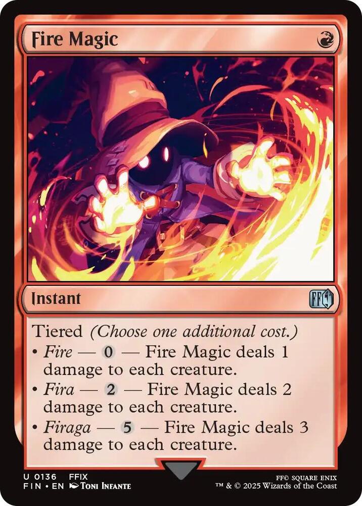 Fire Magic - FINAL FANTASY - Magic: The Gathering - TCGplayer.com