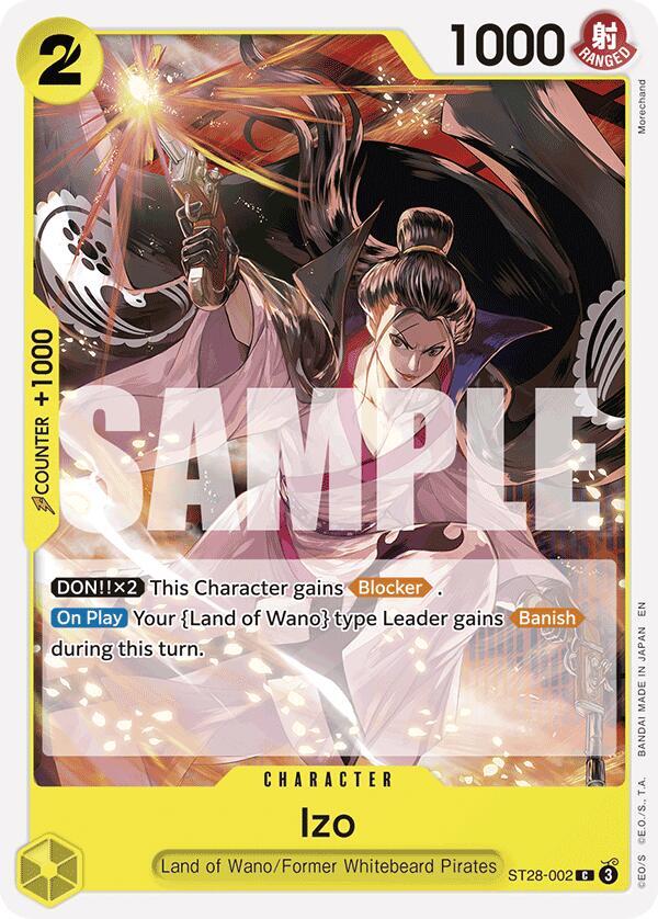 Izo - Starter Deck 28: GREEN/YELLOW Yamato - One Piece Card Game