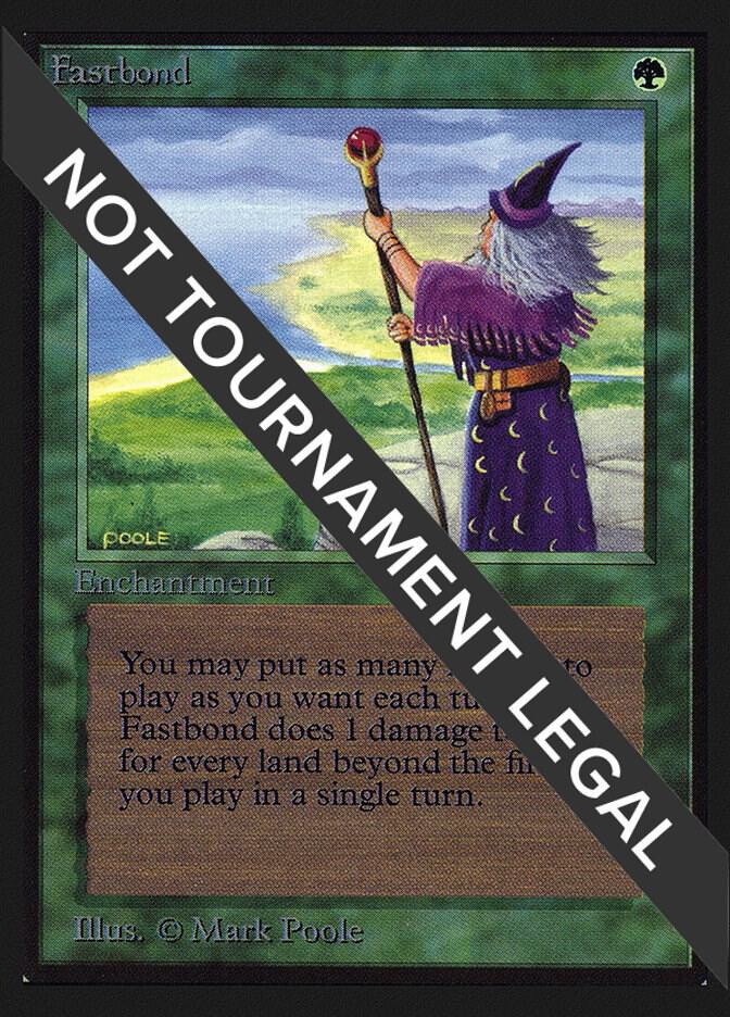 マジック：ザ・ギャザリング 2ED Fastbond 英)Fastbond【2ED】 No.193