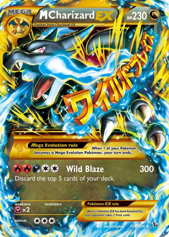 M Charizard EX (X) (Secret) - XY - Flashfire - Pokemon - TCGplayer.com